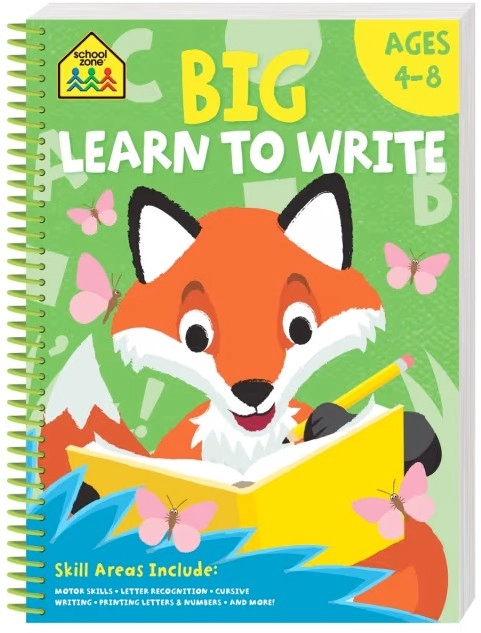 School Zone Big Learn to Write - Book