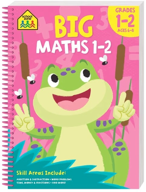 School Zone Big Maths Grades 1-2 - Book