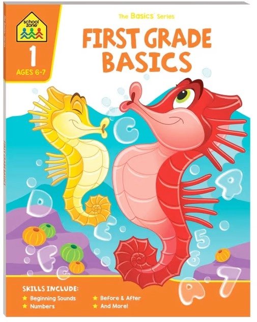 School Zone The Basics Series: First Grade Basics - Book