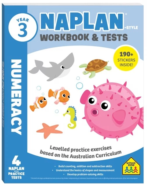 Year 3 Naplan-Style Workbook and Tests: Numeracy - Book