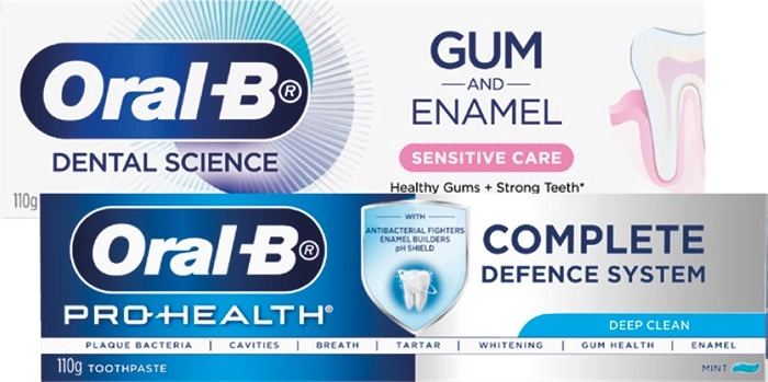 40% off Oral-B Selected Products