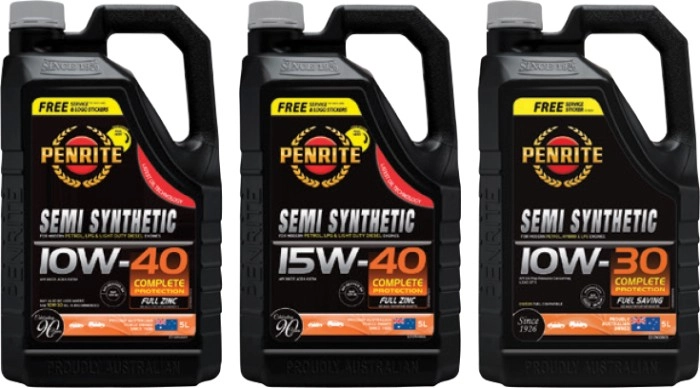 35% off Penrite 5L Semi Synthetic Engine Oils^