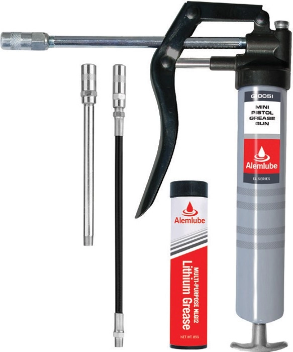 Alemlube Mini Pistol Grease Gun Kit^