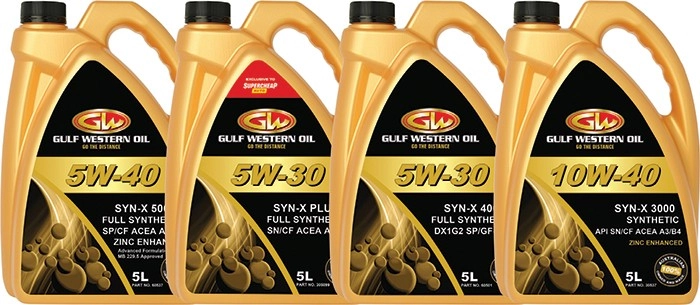 Gulf Western 5L SYN-X Engine Oils^