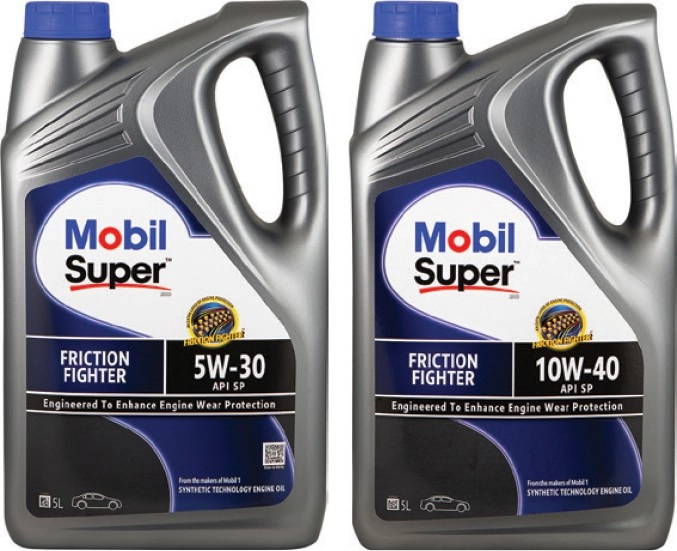 Mobil 5L Friction Fighter Engine Oils^