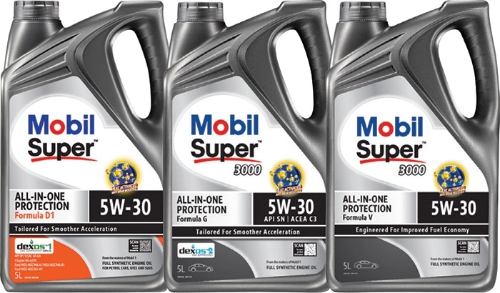 Mobil All-In-One Protection 5W-30 Engine Oils^