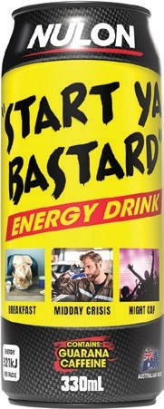 NEW Nulon Start Ya Bastard Energy Drink 330mL