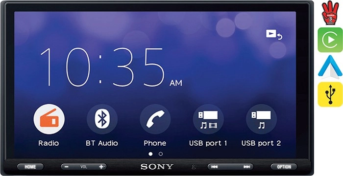 Sony 6.95” Apple Carplay & Android™ Auto Media Player^