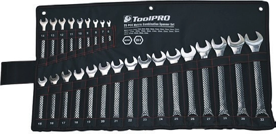 ToolPRO 25 Pce Spanner Set