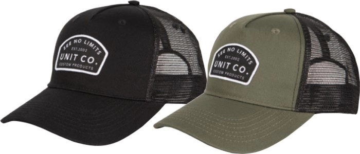 Unit Mens Cap - Dispatch Black or Khaki^