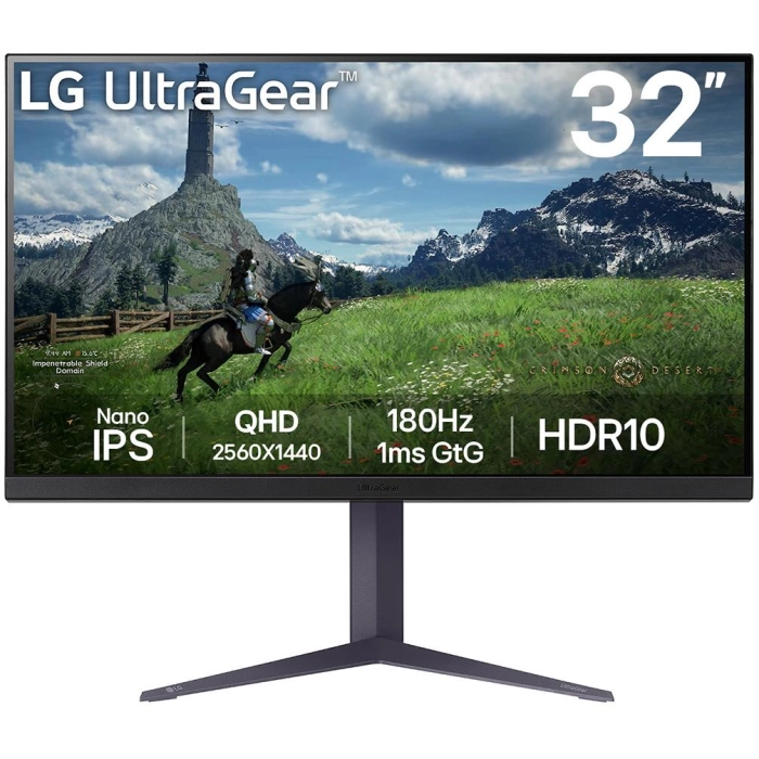 LG UltraGear GS85Q 31.5" QHD 180Hz Gaming Monitor