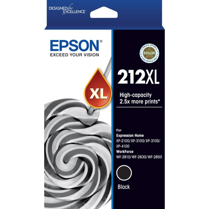 Epson 212XL High Capacity Ink Cartridge (Black)