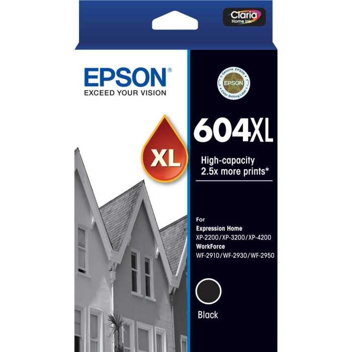 Epson 604XL High Capacity Ink Cartridge (Black)