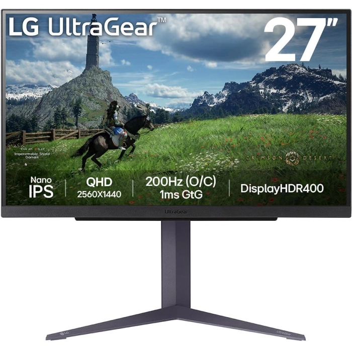 LG UltraGear GS85Q 27" QHD 180Hz Gaming Monitor