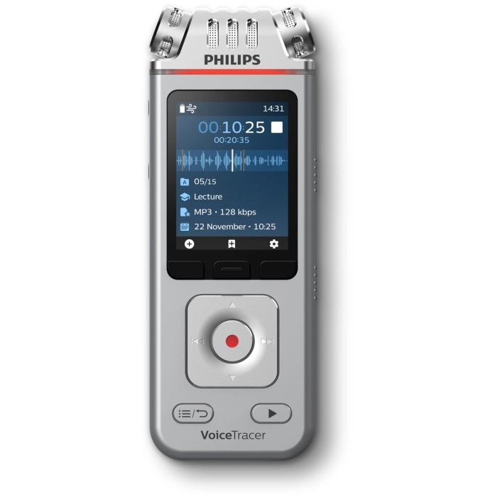 Philips DVT4115 Digital Voice Recorder with App Share