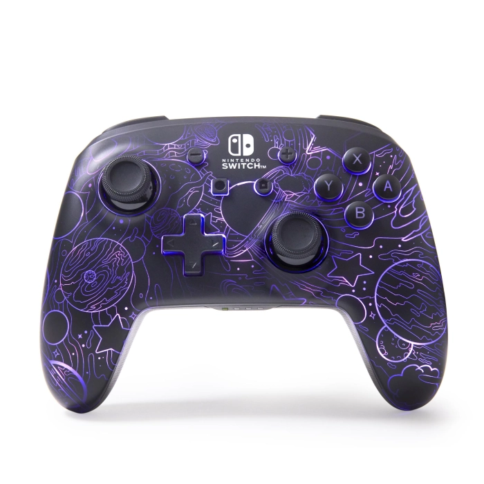 PowerA Etched Lumectra Enhanced Wireless Controller for Nintendo Switch (Galactic Vortex)