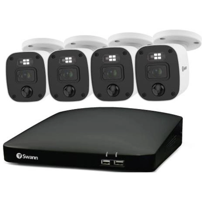 Swann 2K Home Wired DVR Security Camera Kit (4 Pack)