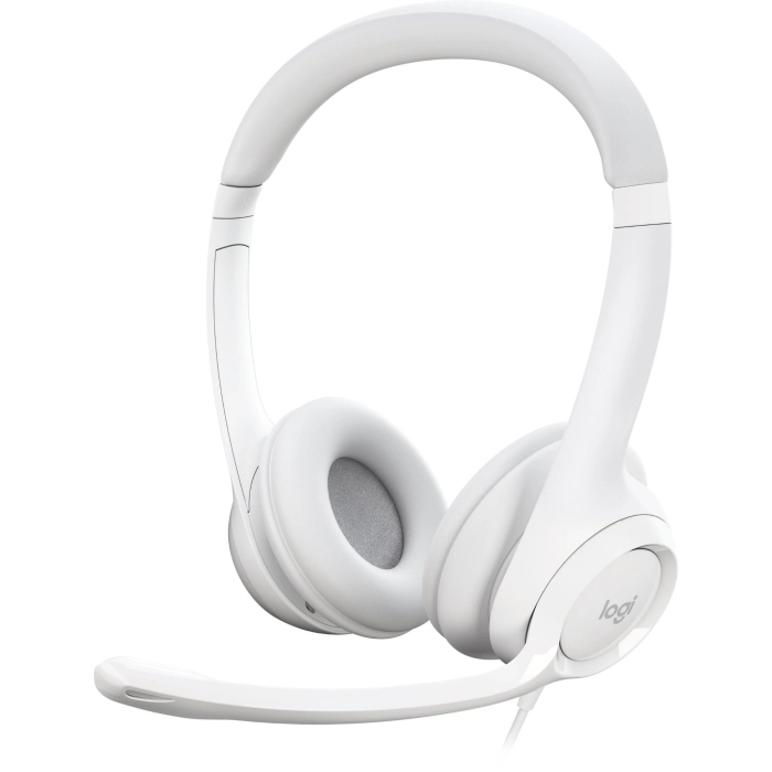 Logitech H390 USB Computer Headset (Off White)