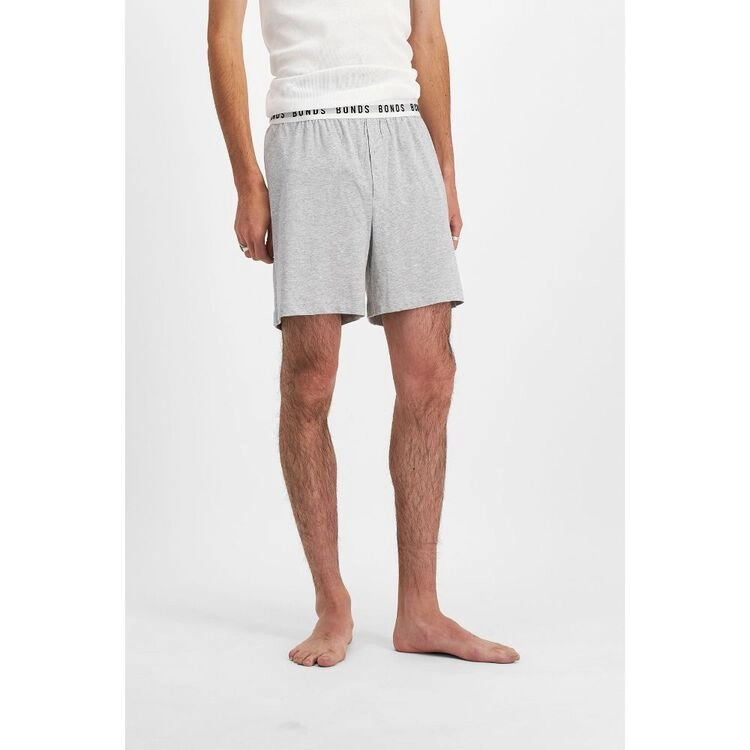 Bonds Men's Sleep Shorts Grey