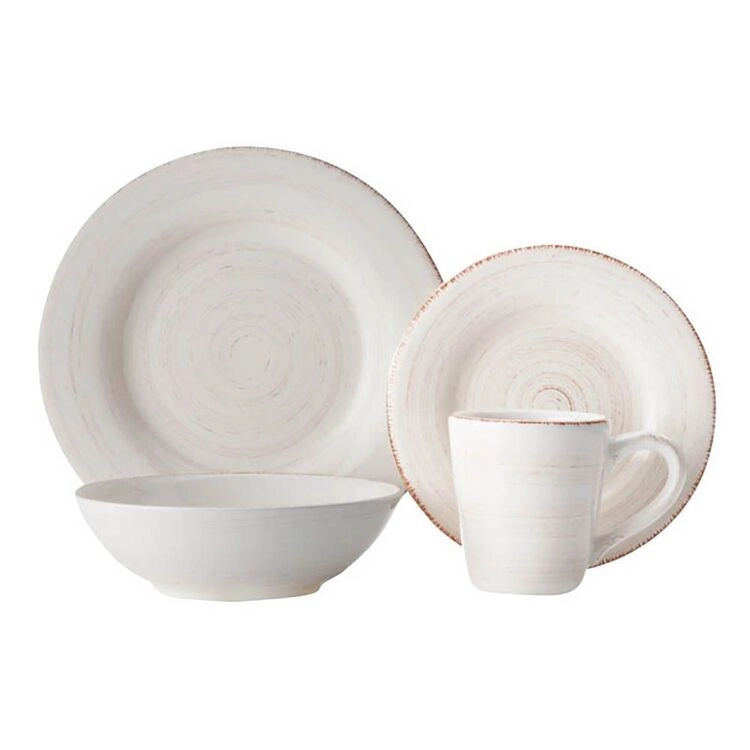 Casa Domani Portofino 16-Piece Dinner Set Quartz