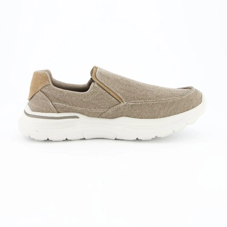 JC Lanyon Men's Bassett Casual Slip On Taupe