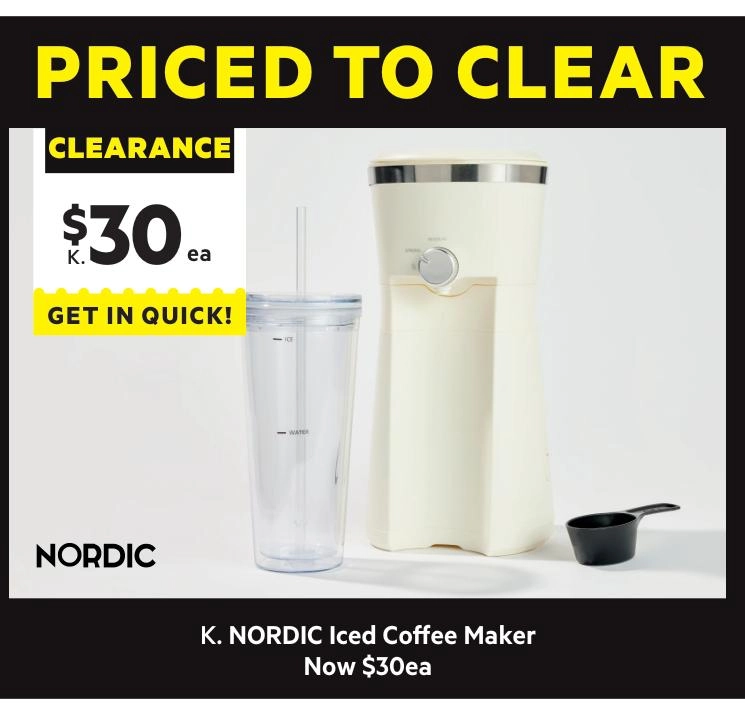 Nordic Iced Coffee Maker Cream CMI1010M