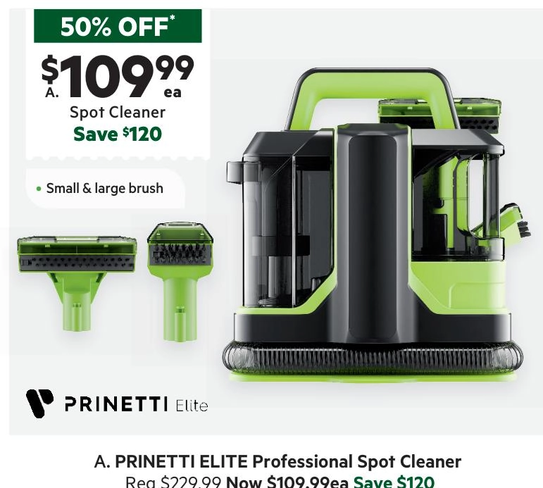 Prinetti Elite Professional Spot Cleaner IA5611