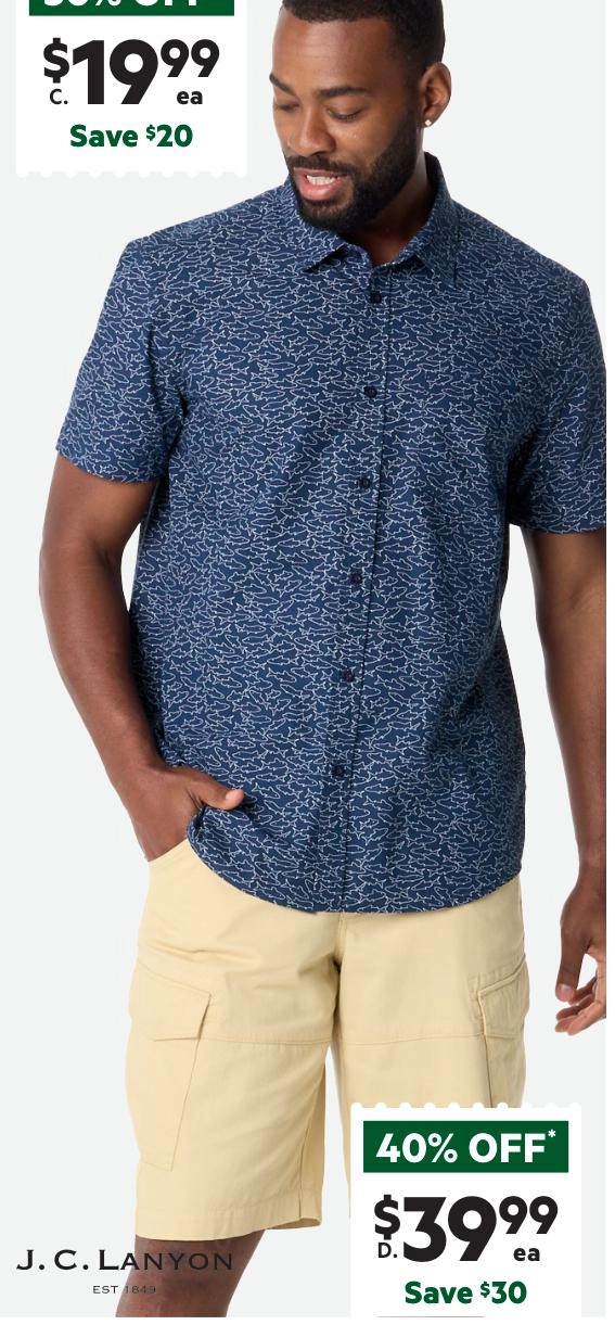 Printed Short Sleeve Shirt