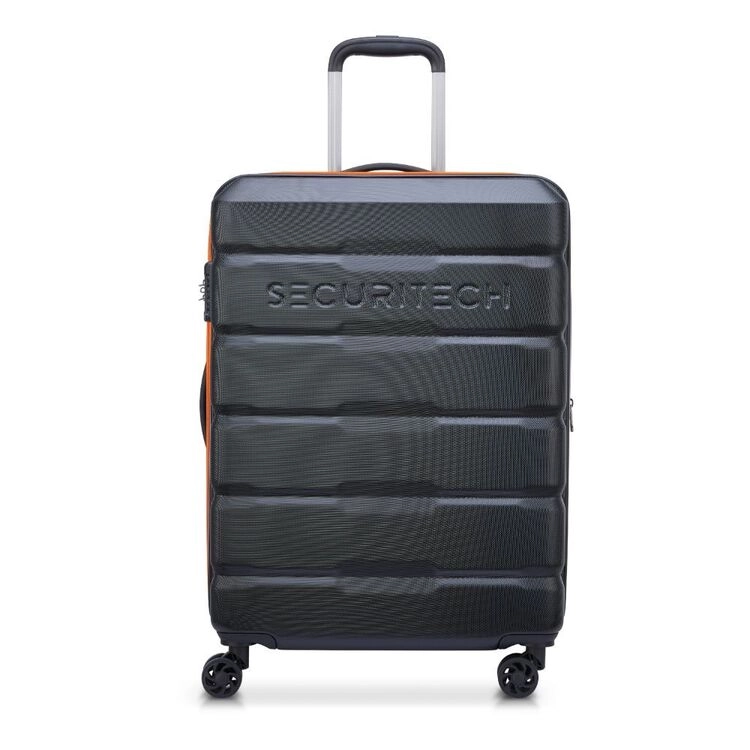 Securitech By Delsey Citadel Expandable Medium Suitcase Black 65 cm