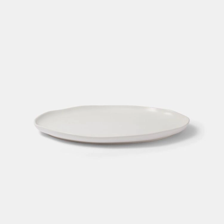 Shaynna Blaze Evening 36 cm Oval Plate Matte White