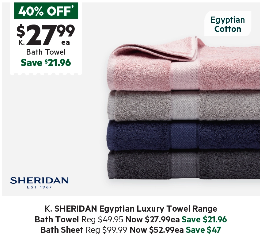 Sheridan Egyptian Cotton Towel Collection Graphite