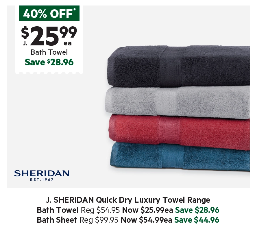 Sheridan Quick Dry Luxury Towel Collection White