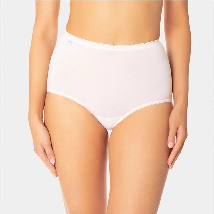 Sloggi Women's Maxi Full Brief 2 Pack White