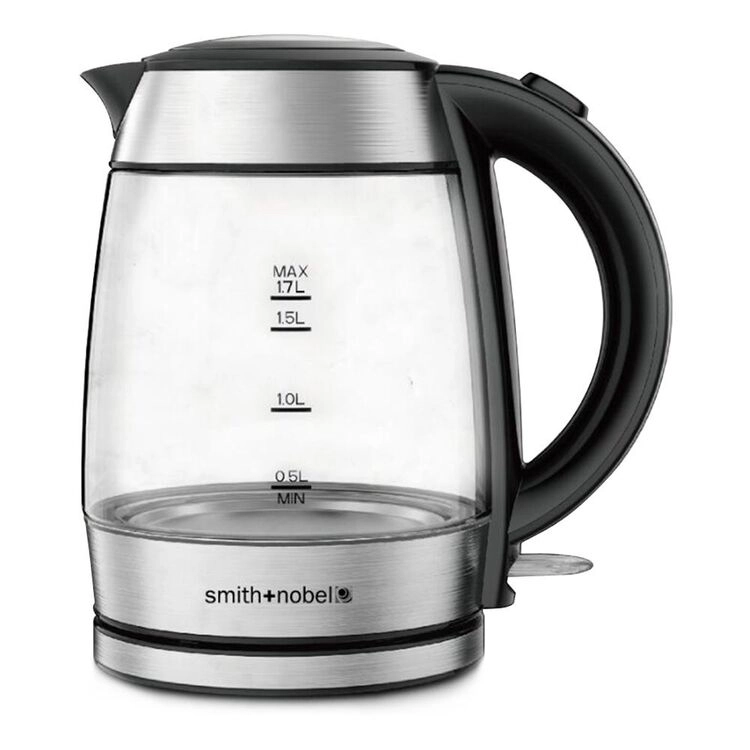 Smith + Nobel 1.7 Glass Kettle Stainless Steel HGK500