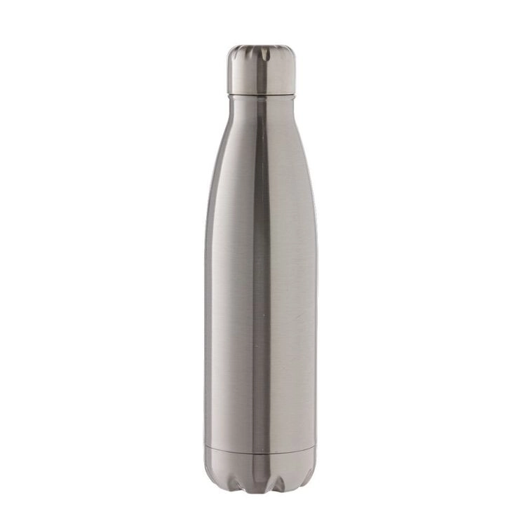 Smith + Nobel 500 ml Double Wall Stainless Steel Bottle Metallic Silver