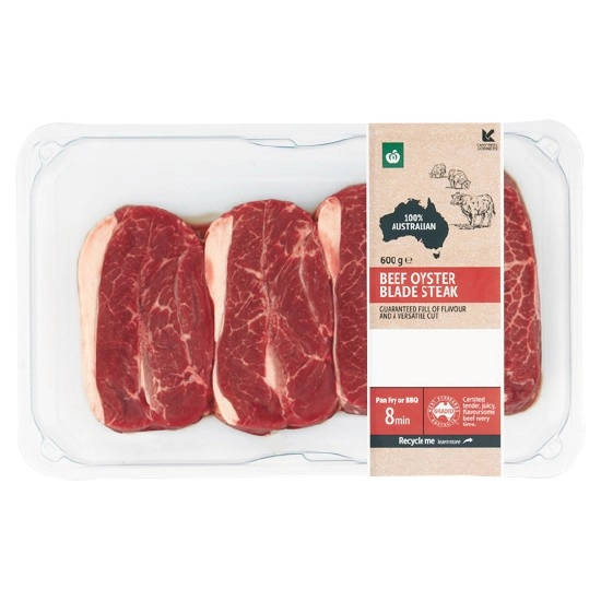 Australian Beef Oyster Blade Steak 600g