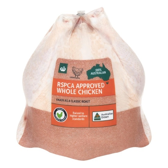 Australian Fresh Whole Plain RSPCA Approved Chicken