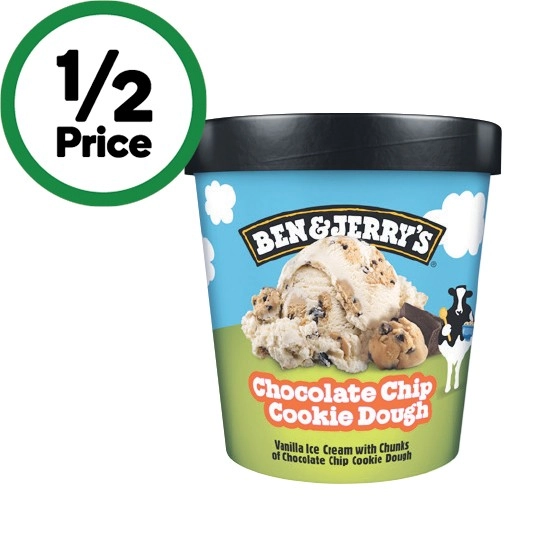 Ben & Jerry’s Ice Cream Pints Varieties 458-465ml