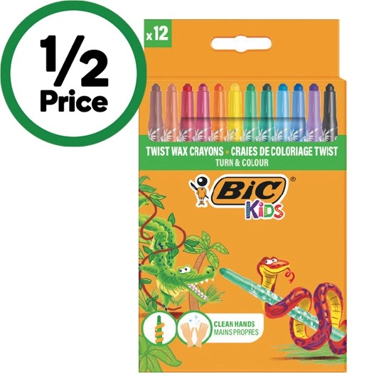 BiC Kids’ Turn & Colour Pk 12