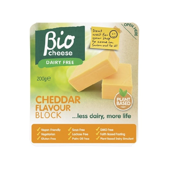 Bio Cheese Cheddar Block 200g