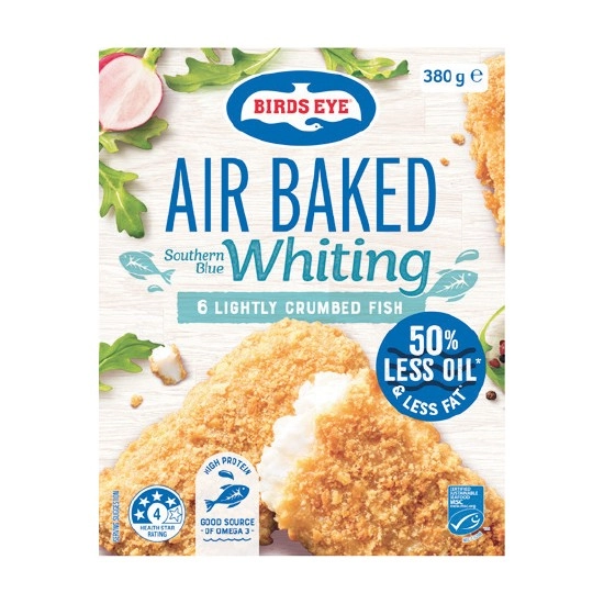 Birds Eye Air Baked Fish 250-380g – From the Freezer