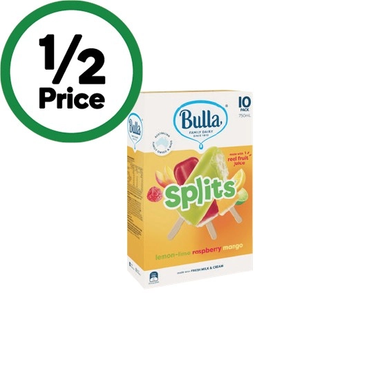 Bulla Everyday or Variety Multipacks 472-750ml Pk 8-14