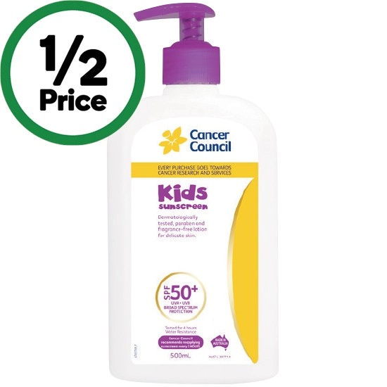 Cancer Council Kid Sunscreen SPF50+ 500ml~