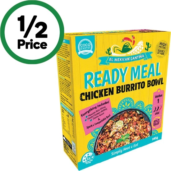 Coco Earth Mexican Ready Meals 275-385g