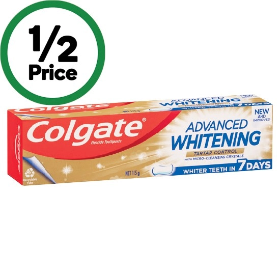 Colgate Advanced Whitening Tartar Control Toothpaste 115g