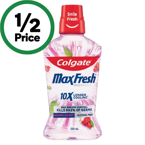 Colgate Max Fresh Mouthwash 500ml