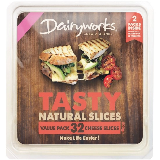 Dairyworks Sliced Cheese 500g – From the Fridge