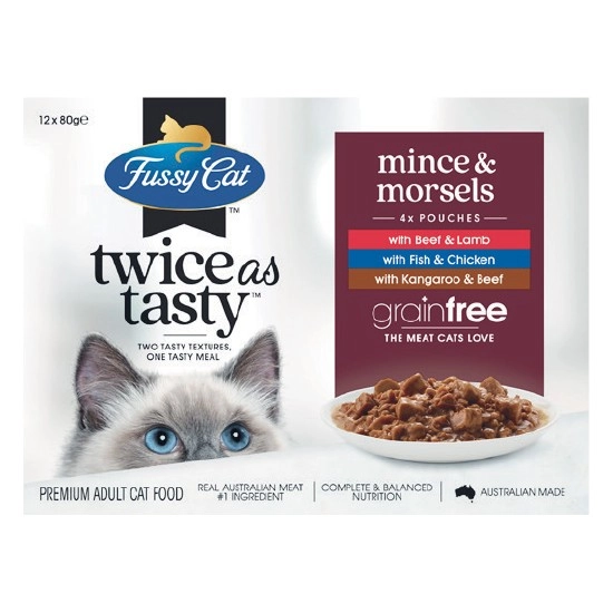 Fussy Cat Wet Cat Food Pk 12 x 80g