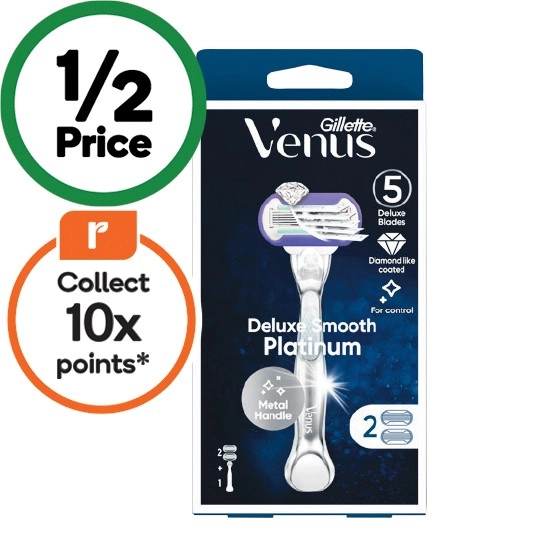 Gillette Venus Deluxe Smooth Platinum Razor