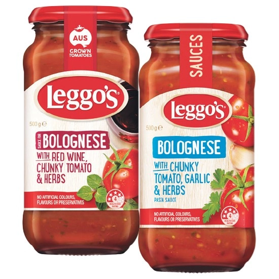 Leggo’s Pasta Sauce 490-500g